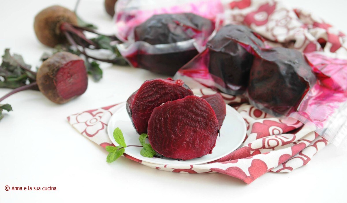 Betteraves cuites conservées sous vide