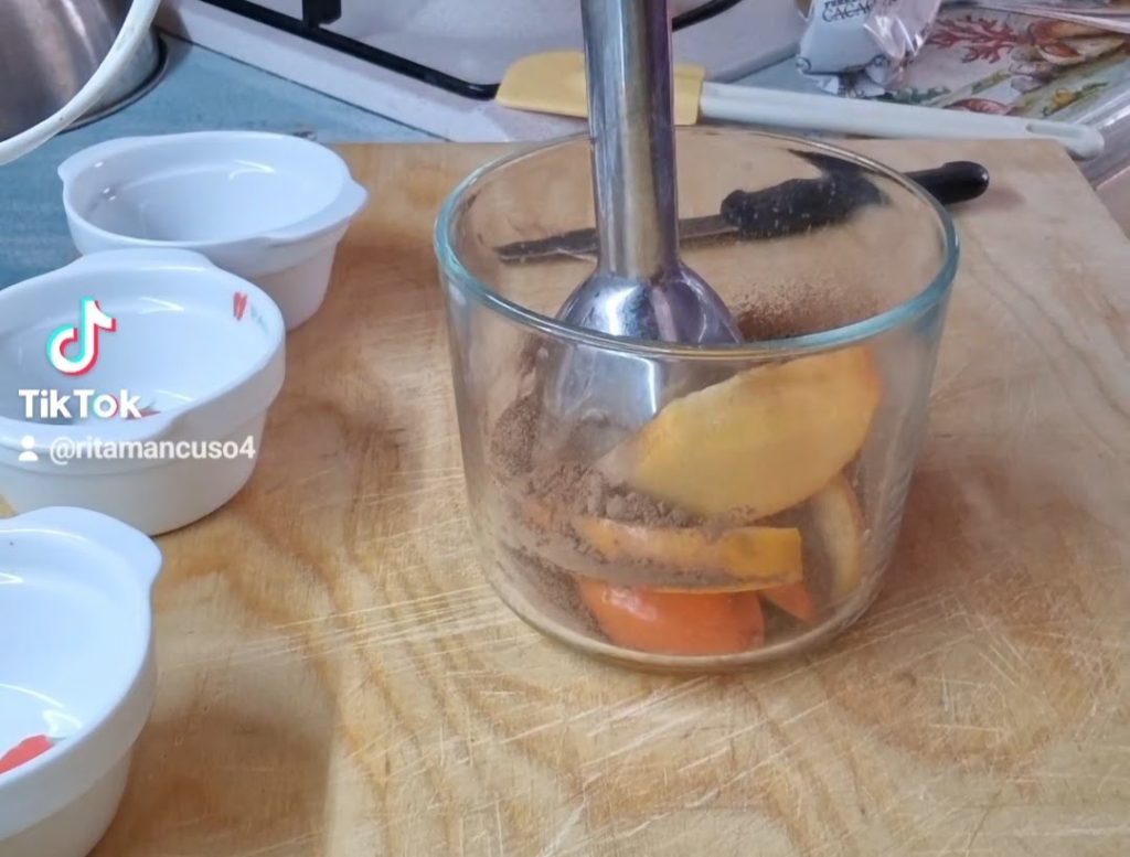 Le pudding de kakis et de lotus