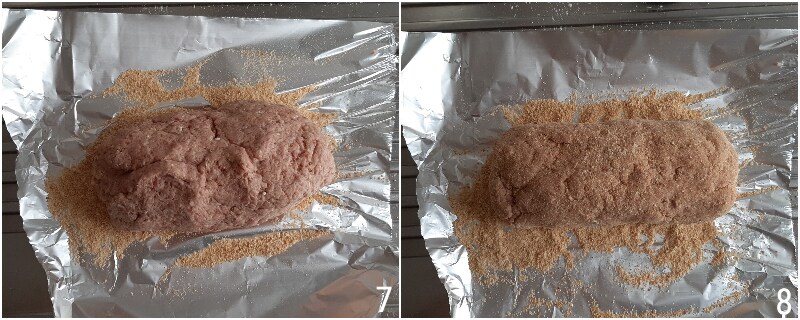 pain de viande à la viande et ricotta très moelleux cuit au four pâte pour tranches très fines recette légère le chicco di mai 3 couvre avec chapelure