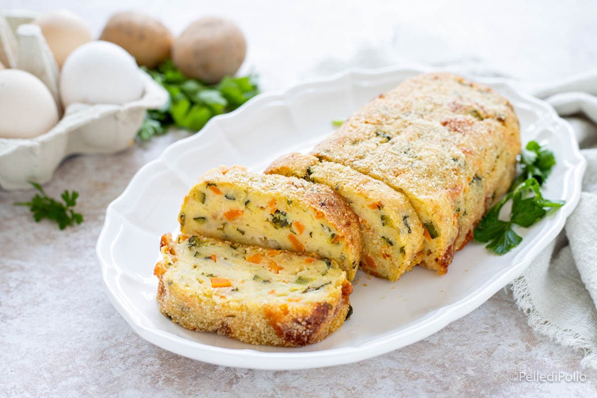 Pain de viande aux légumes au four