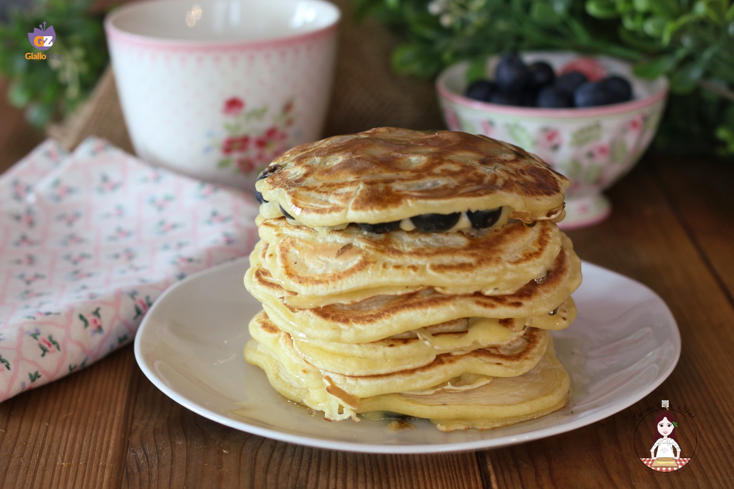 Pancake aux myrtilles