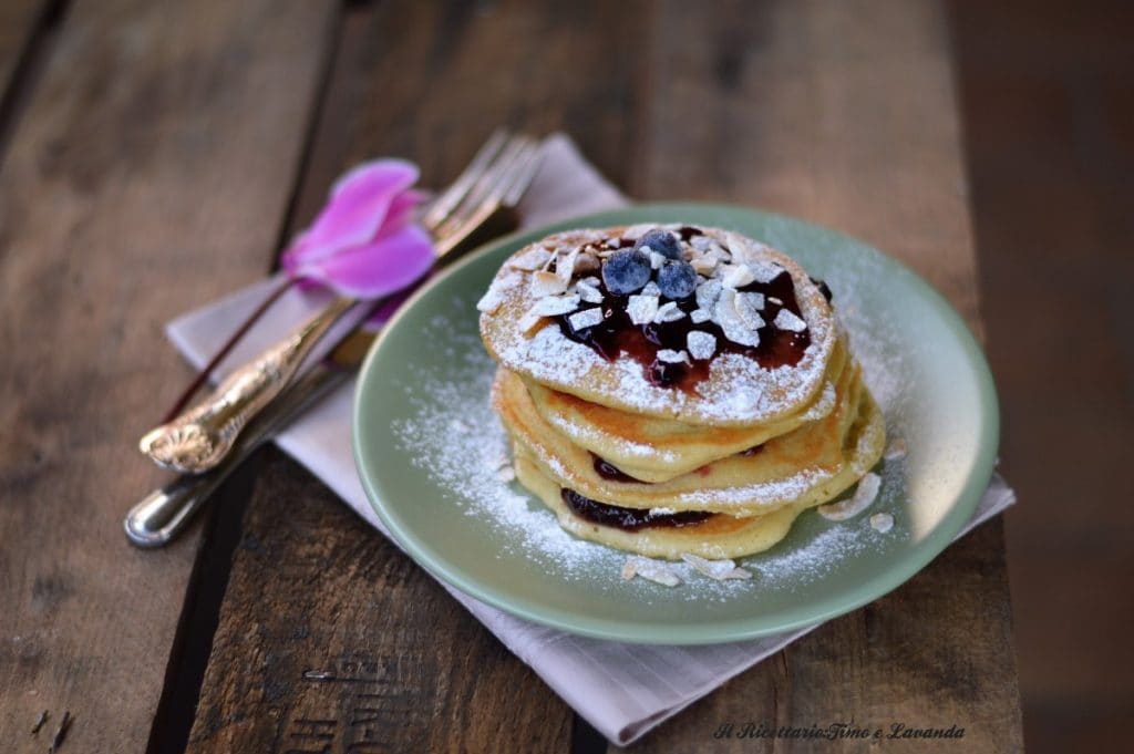 pancake sans gluten avec des farines naturelles