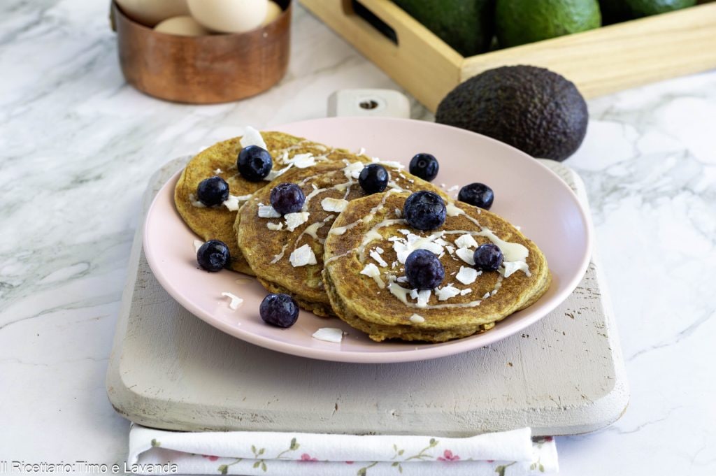 pancakes à l'avocat