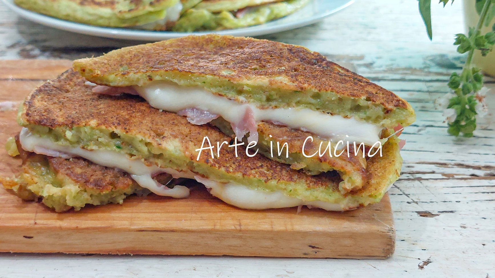 PANCAKE de COURGETTES sans œufs