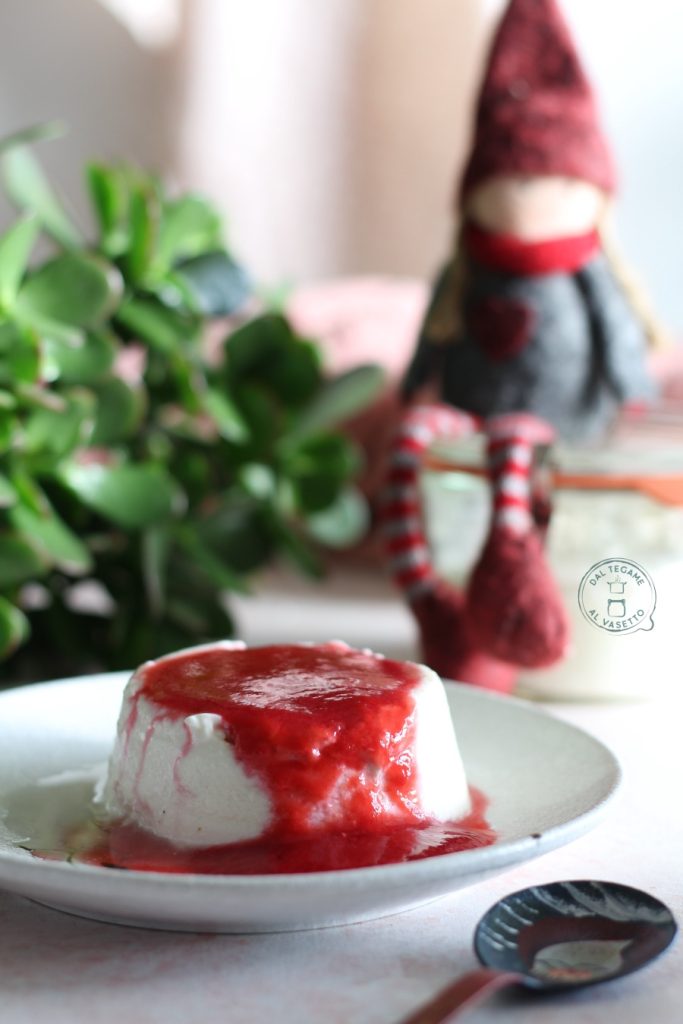 flan crème et blancs d'œufs en bocal