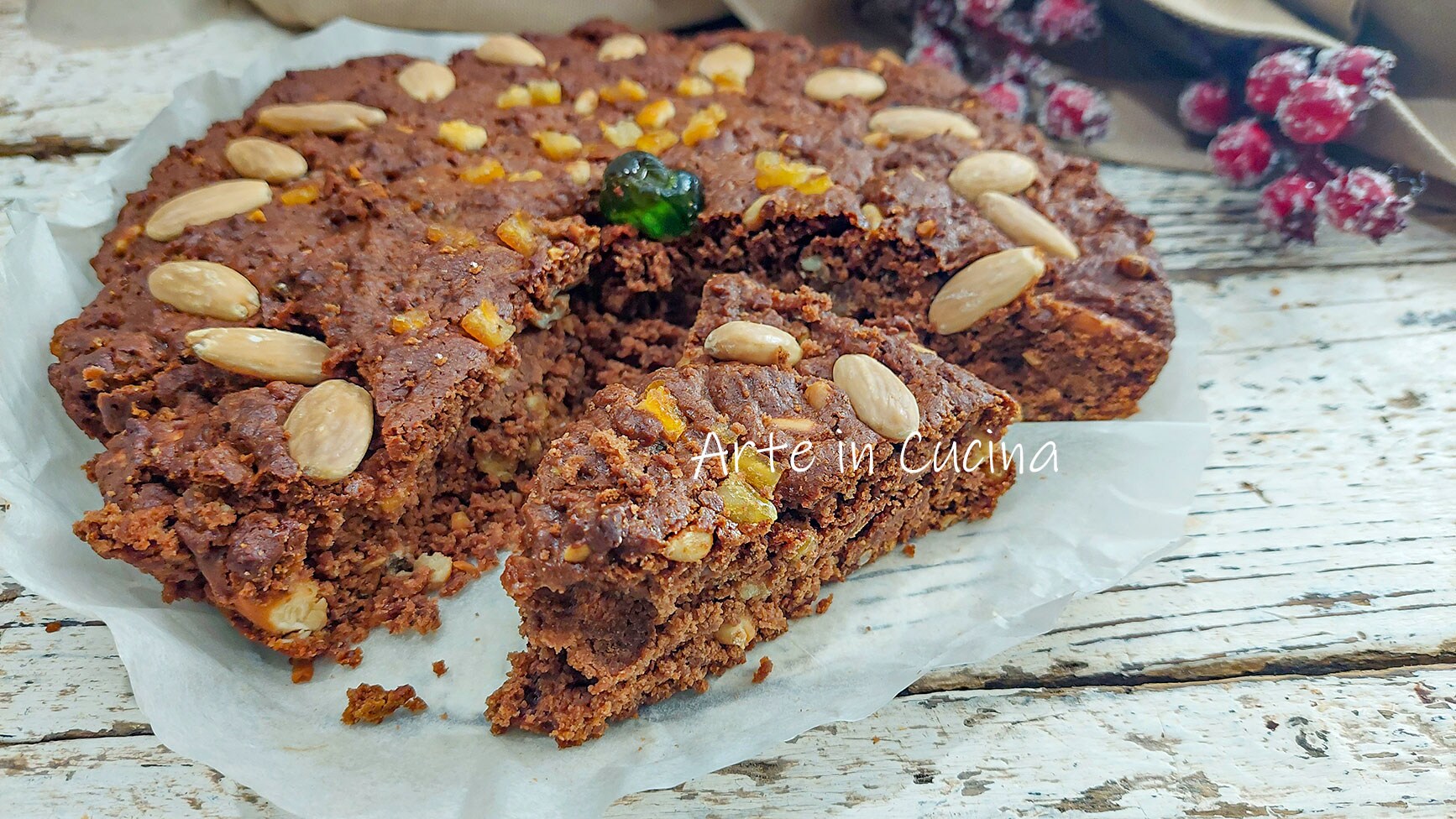 PANSPEZIALE CERTOSINO de Bologne gâteau de Noël