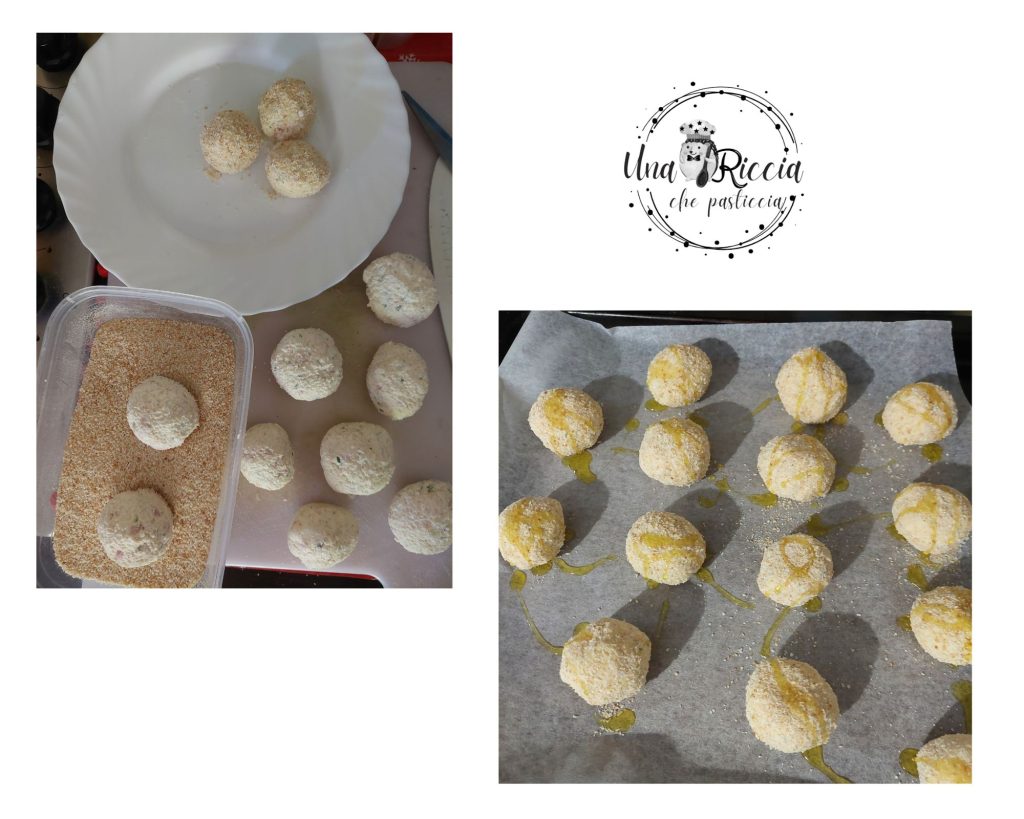 panure et cuisson boulettes de ricotta