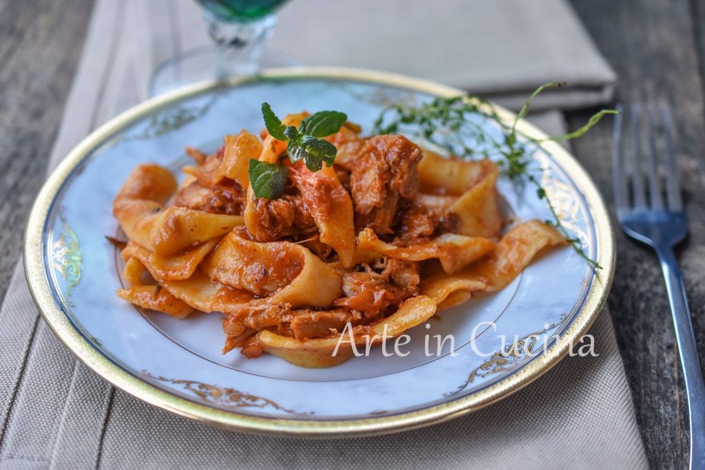 Pappardelle à la lièvre recette Toscane