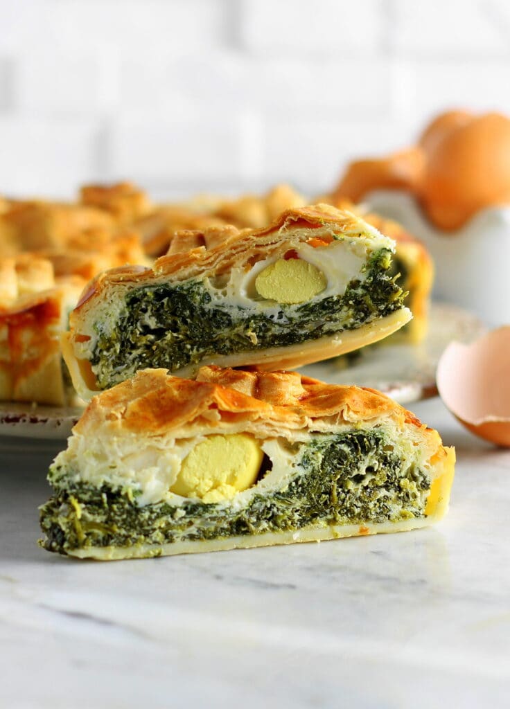 Tarte pasqualine faite maison