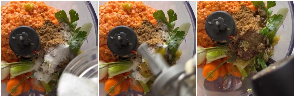 Boulettes de lentilles corail au micro-ondes