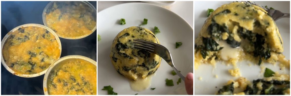 Flans de polenta à la friteuse à air