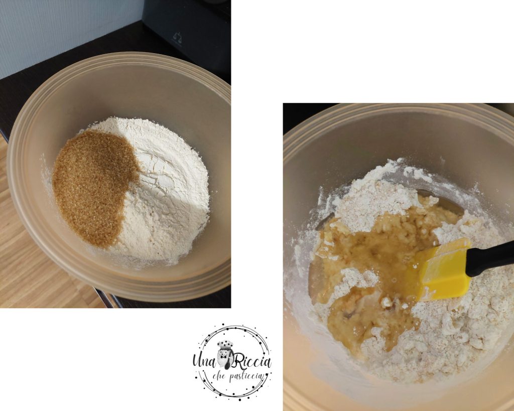 pâte petits gâteaux semi-complets farine type 2 pommes et aquafaba sans œufs et sans lait