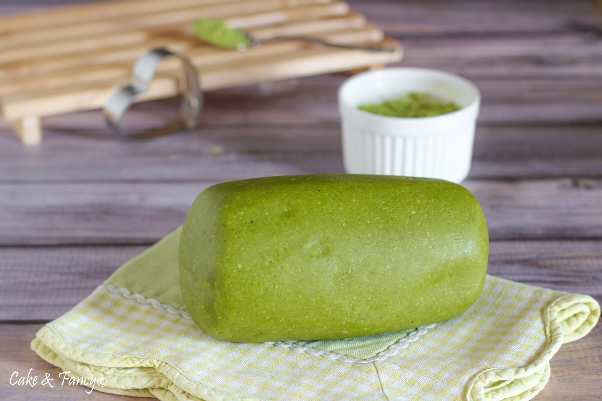 Pâte sablée au thé matcha