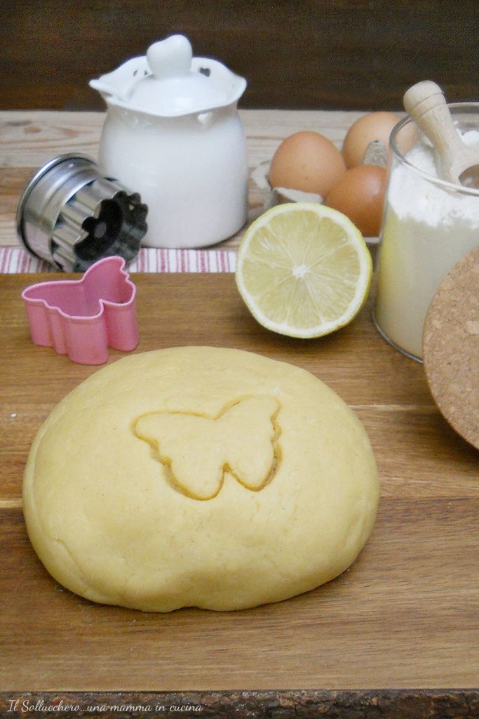 pâte sablée de grand-mère sans repos vert