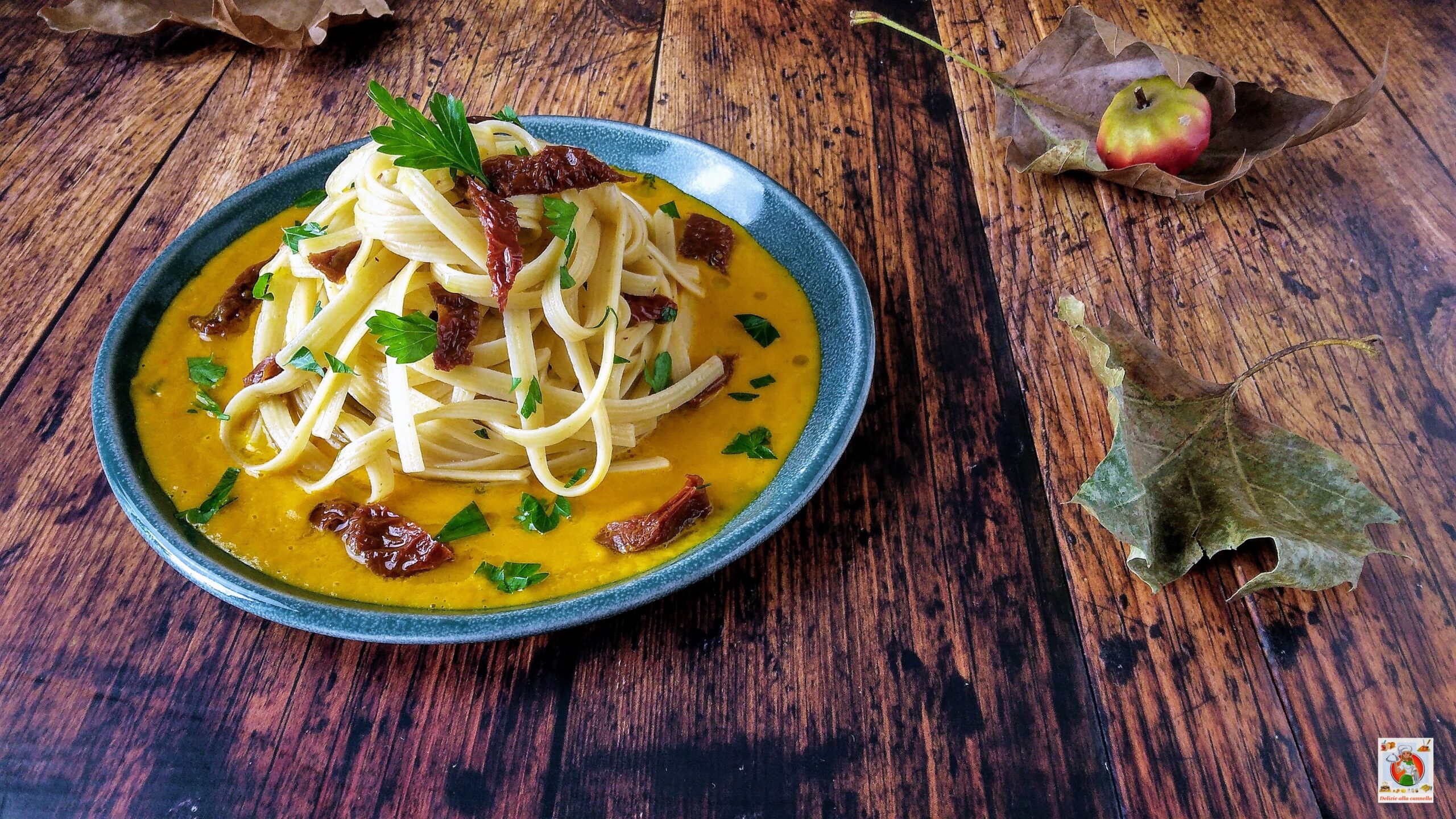 Pâtes à la crème de potiron et tomates séchées : un plat automnal spécial