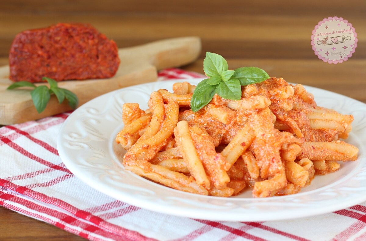 PÂTES AVEC NDUJA ET RICOTTA la bonté que vous ne vous attendez pas