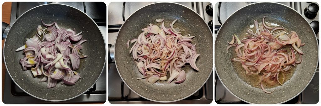 Pâtes et oignons