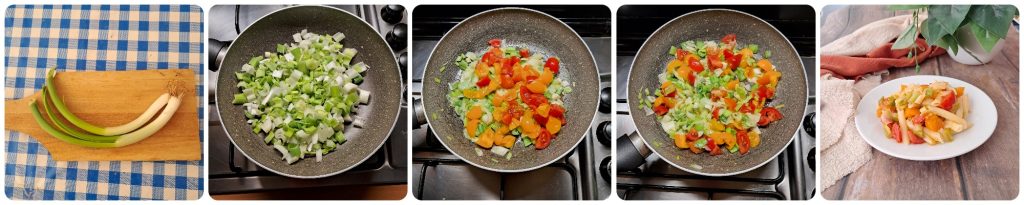 Pâtes avec sponsali et tomates cerises