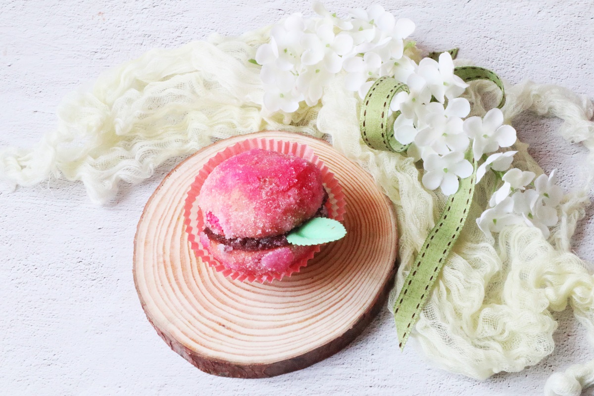 Pêches avec crème au chocolat