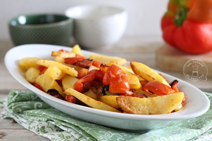 Peperonata en friteuse à air