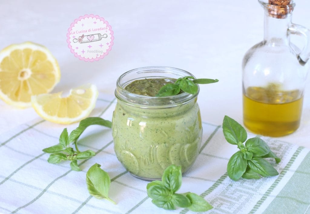 pesto de basilic et citron