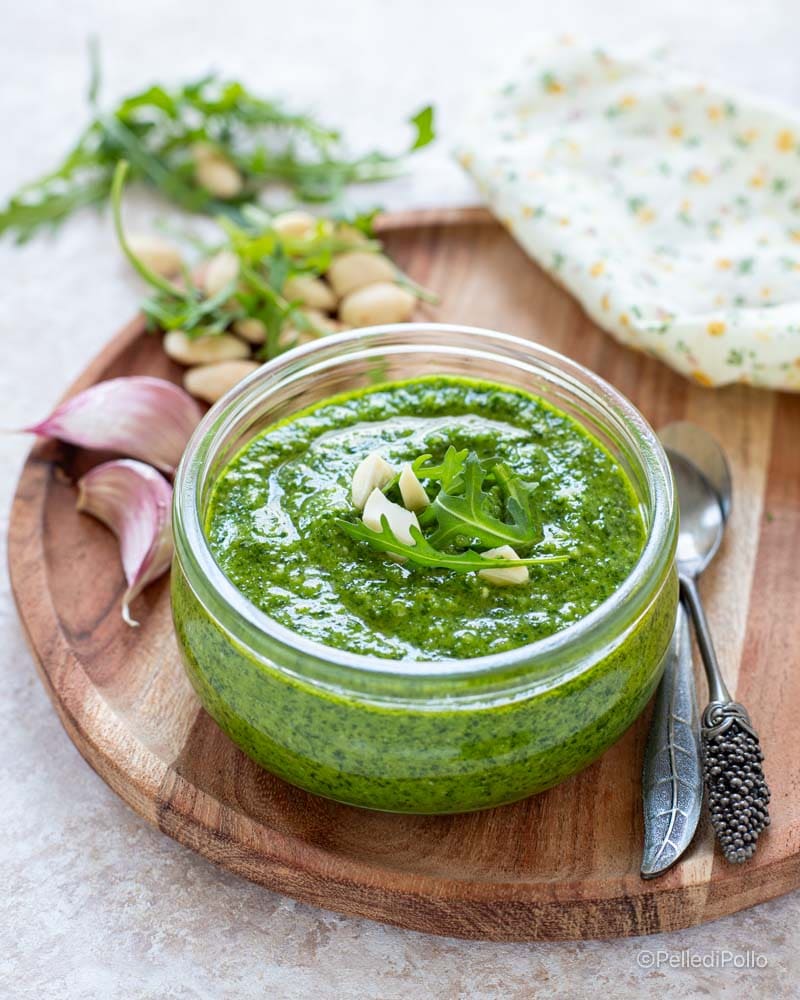 pesto de roquette et amandes