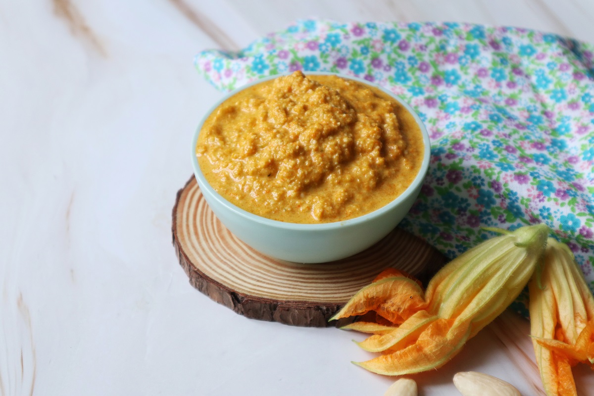 Pesto de fleurs de courgettes