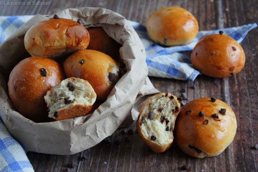 Petites brioches au chocolat