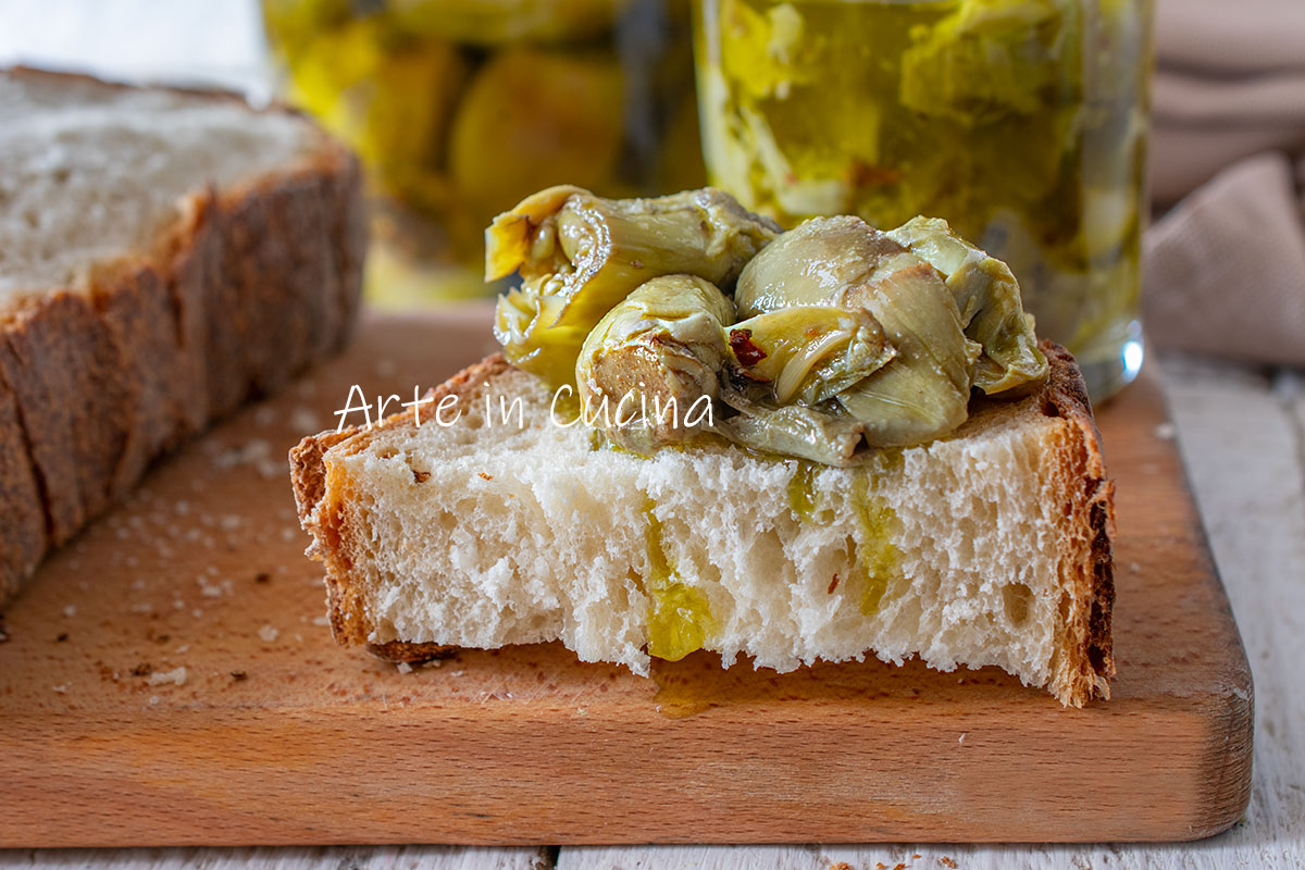 Artichauts à l&rsquo;huile avec la recette de grand-mère