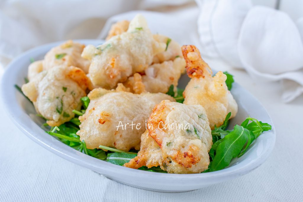 Beignets aux crevettes petits beignets