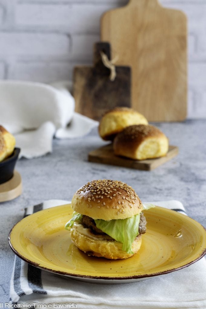petits pains burger sans beurre