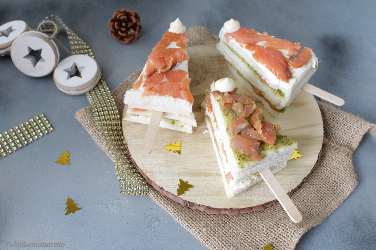 Petits sapins de Noël farcis