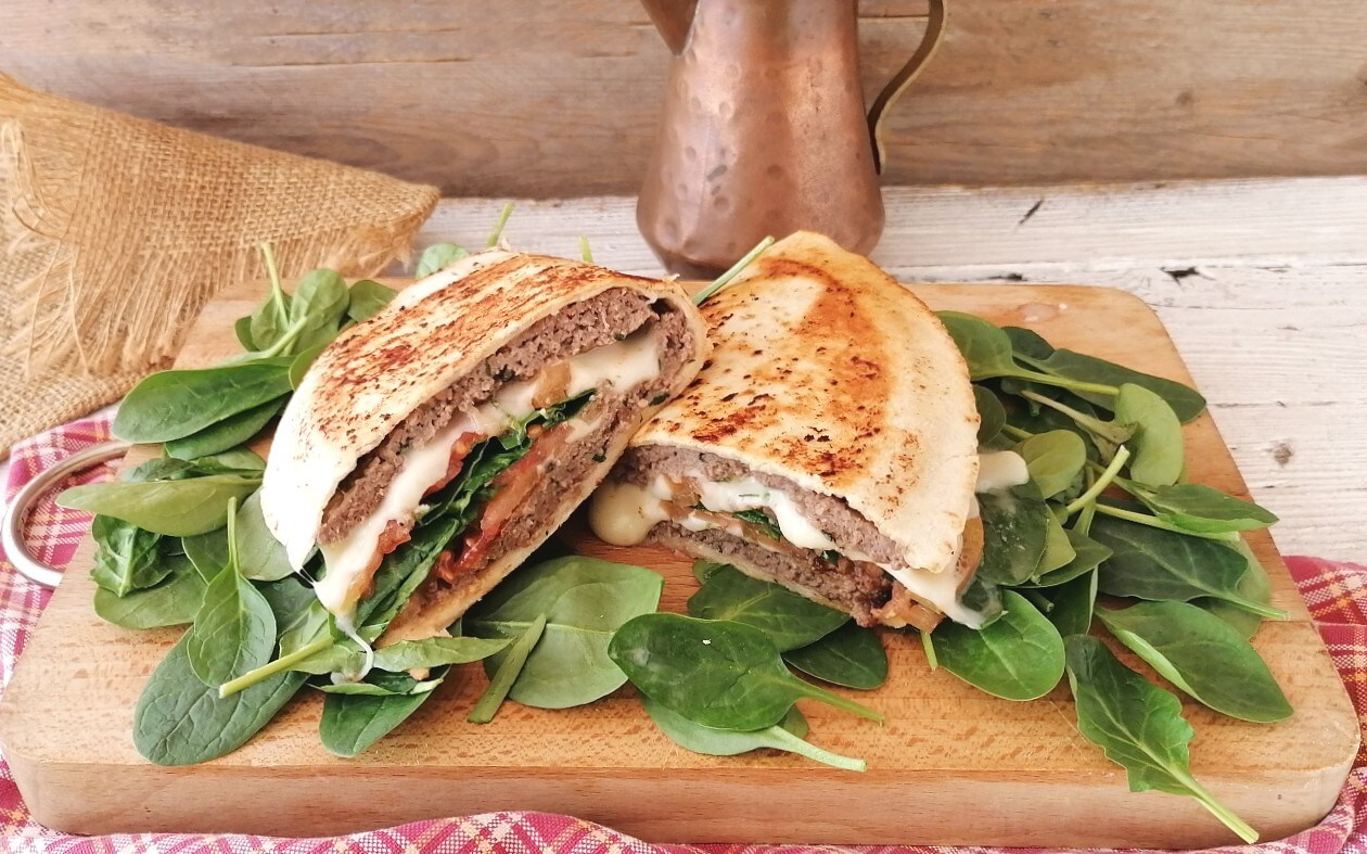 PIADINA BURGER SUPER RAPIDE ET SUPER SAVOUREUSE