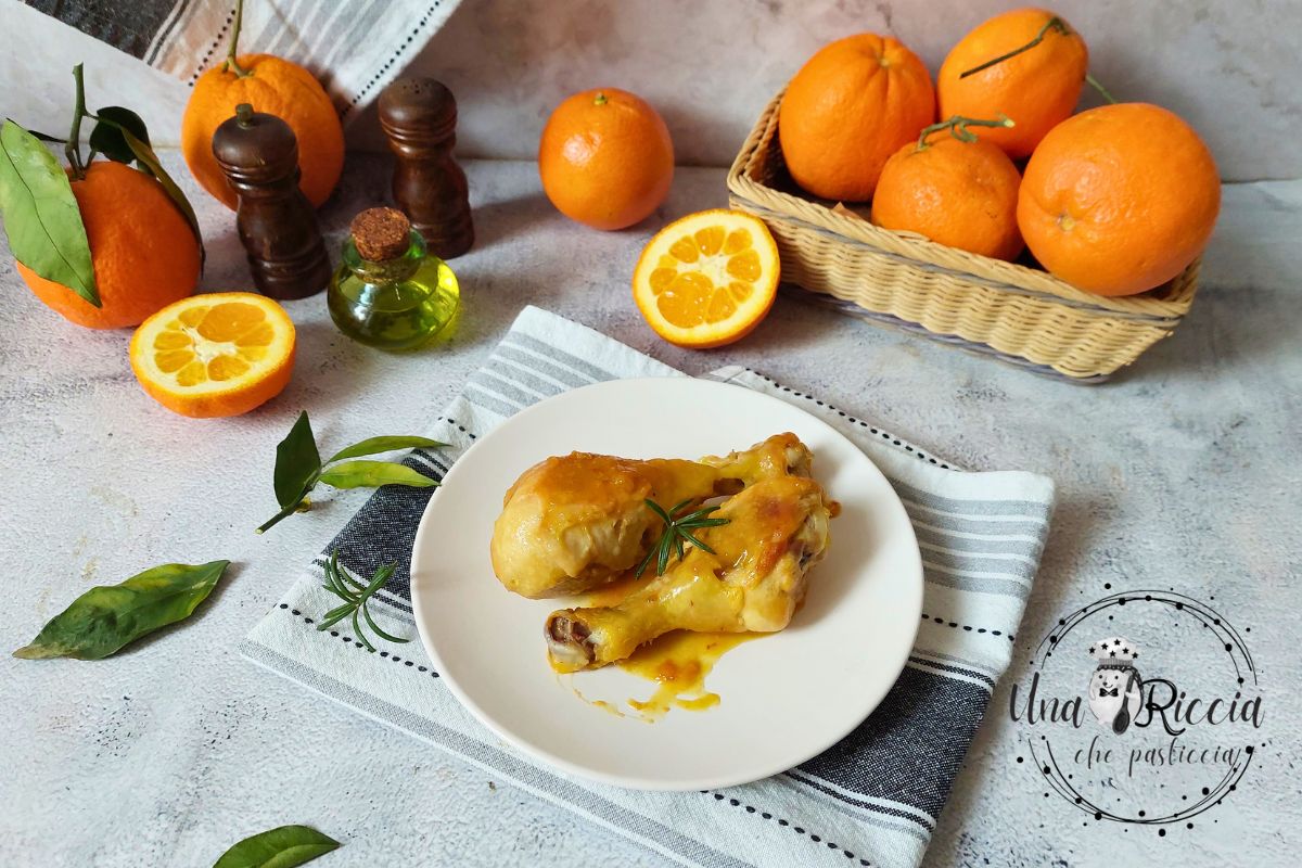 Poulet à l’orange à la poêle
