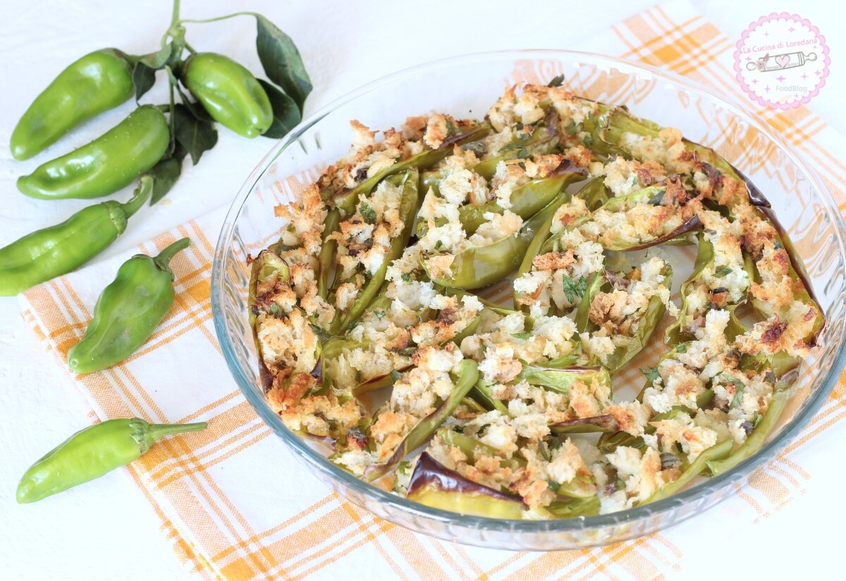 PIMENTS VERTS GRATINÉS AU FOUR savoureux et délicieux