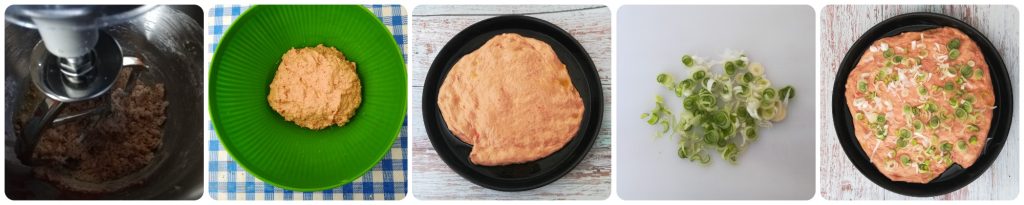 PIZZA ROUGE EN PLAQUE