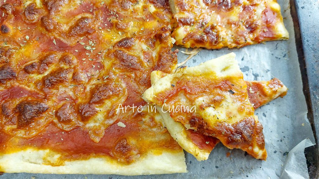 PIZZA RAPIDE SANS LEVURE au four