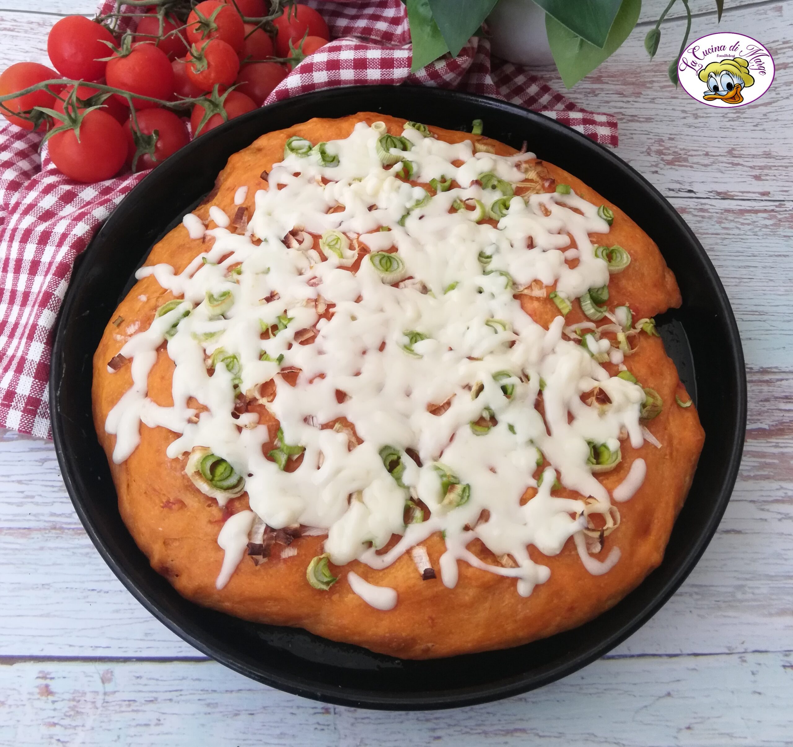 PIZZA ROUGE EN PLAQUE