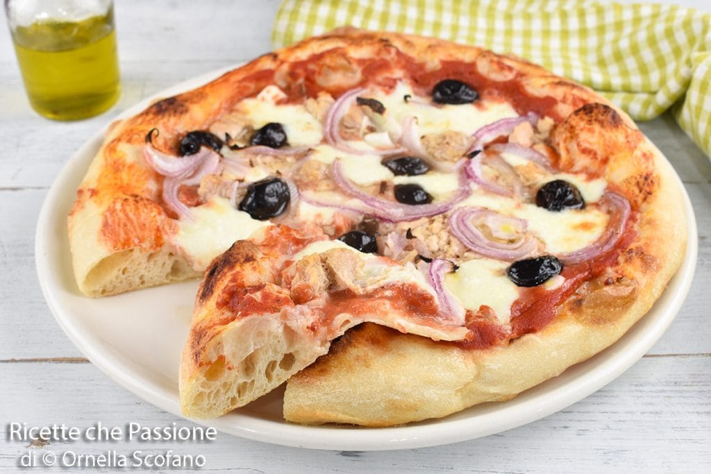 recette pizza thon et oignon