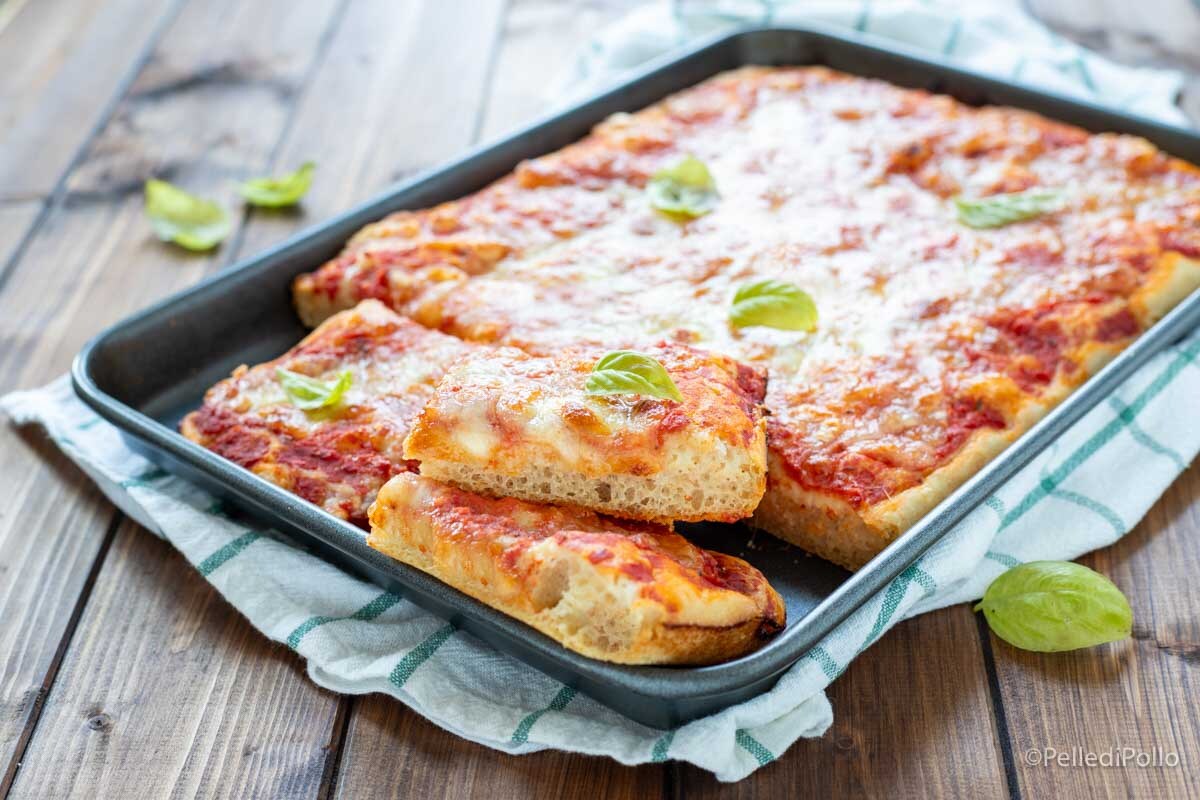 Pizza à la plaque – Recette de base simple
