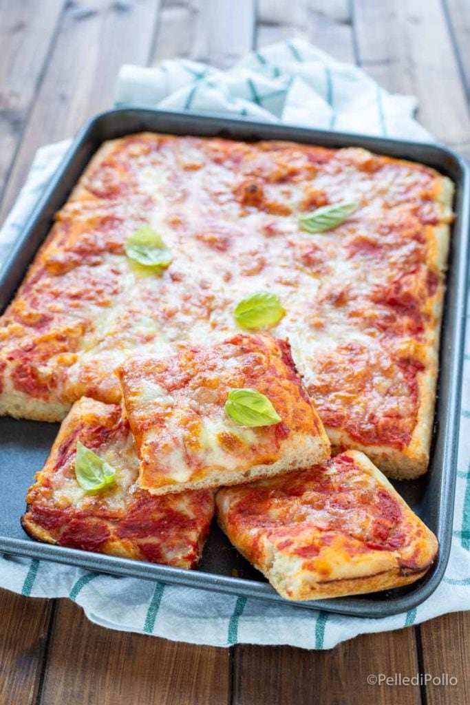 pizza à la plaque faite maison