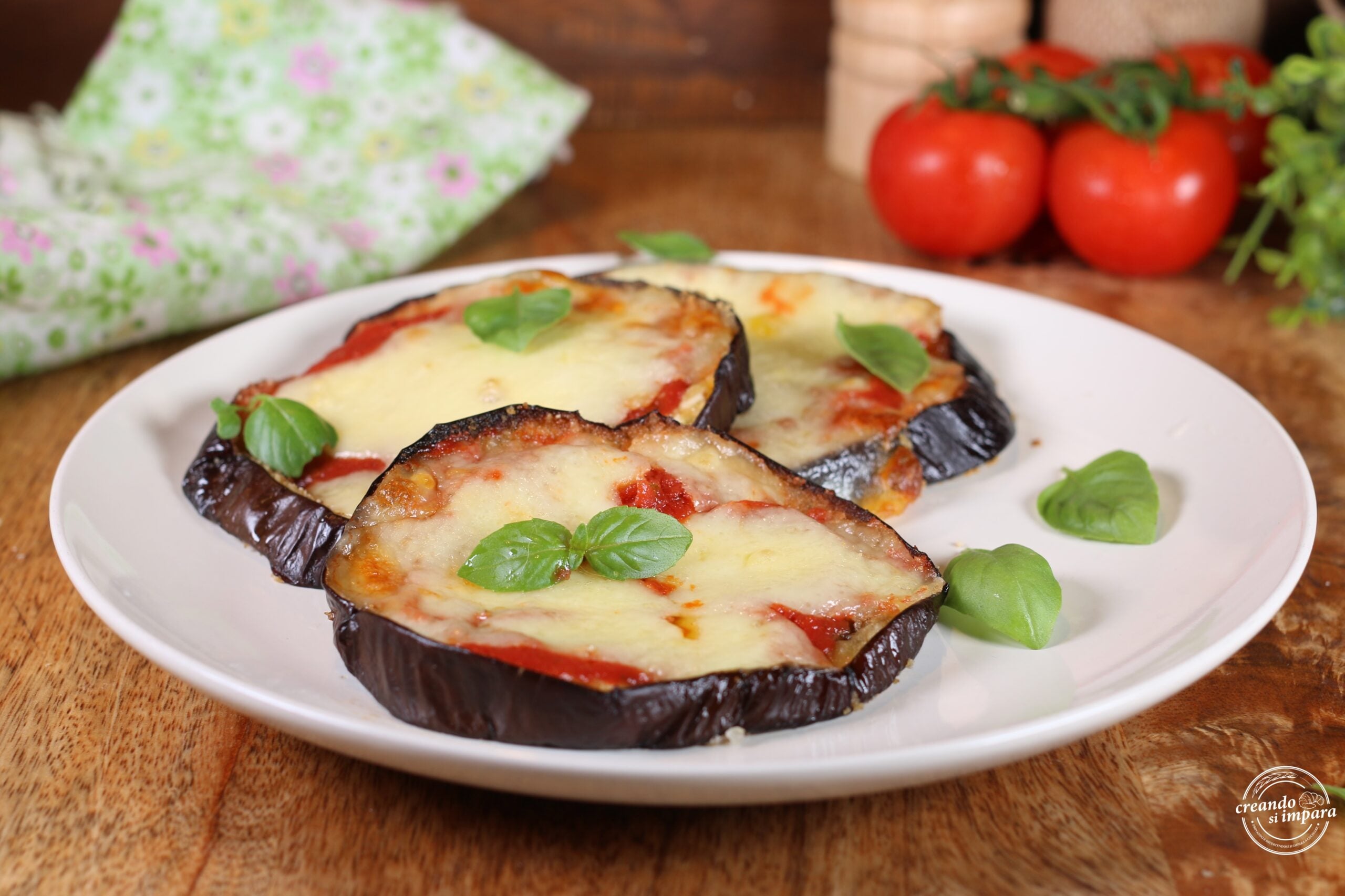 Pizzettes d’aubergines