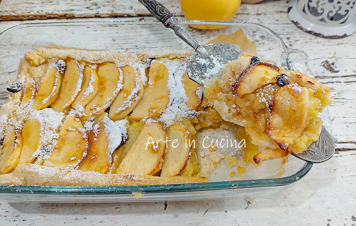 PLATEAU DE FEUILLETÉ aux POMMES et CRÈME pâtissière