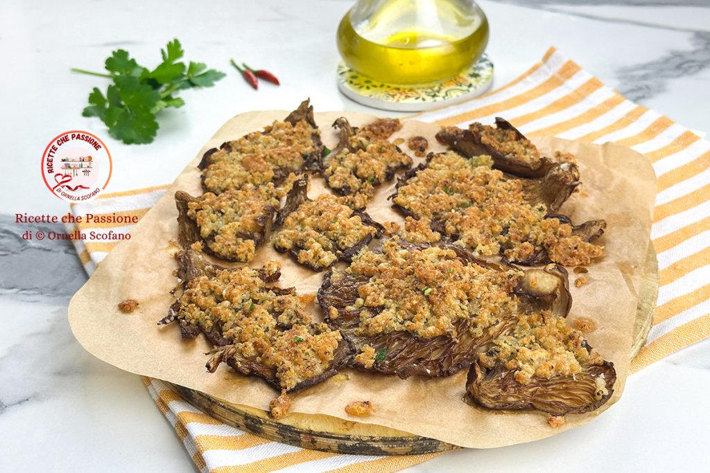 recette pleurotes gratinés
