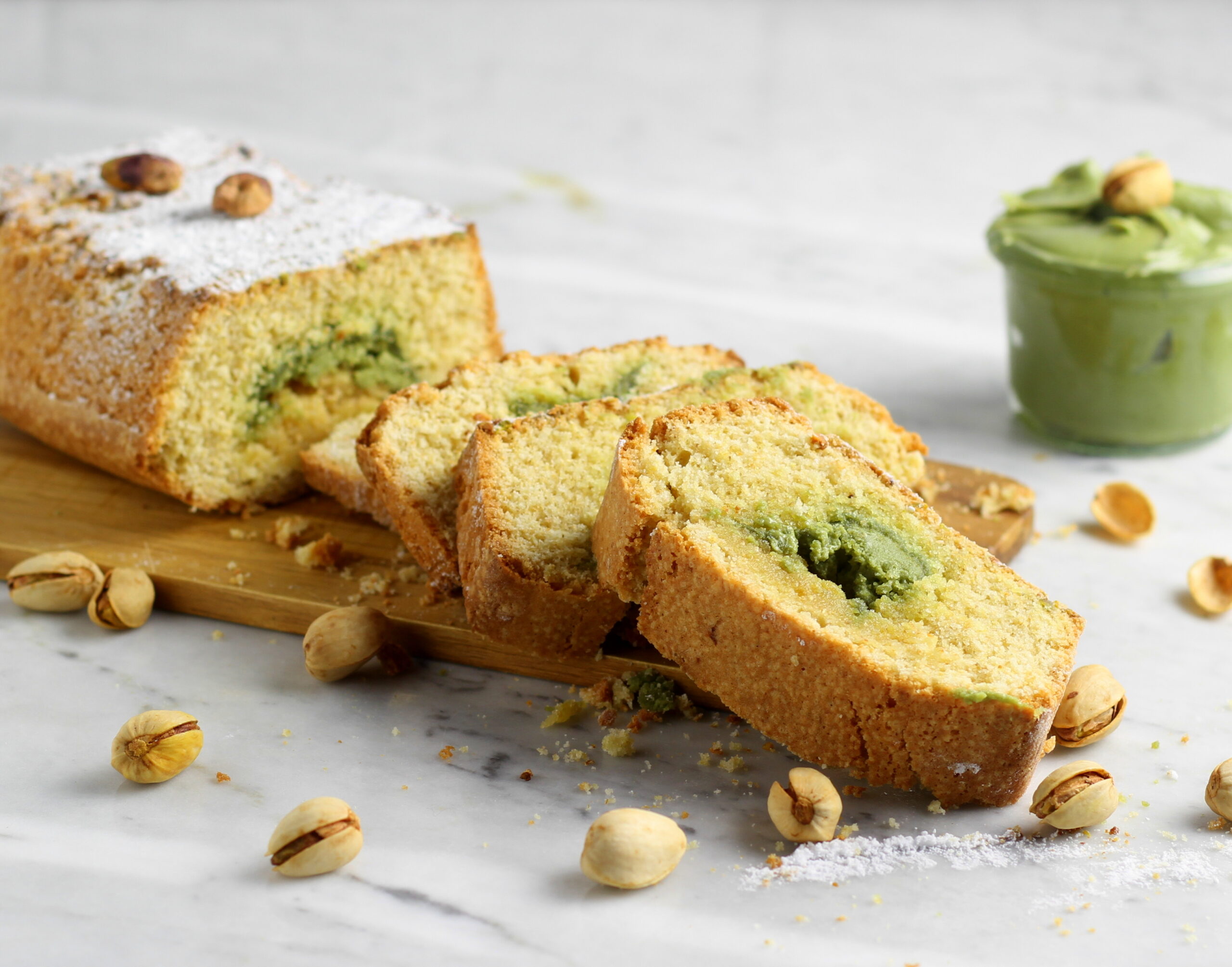 Cake à la crème de pistache
