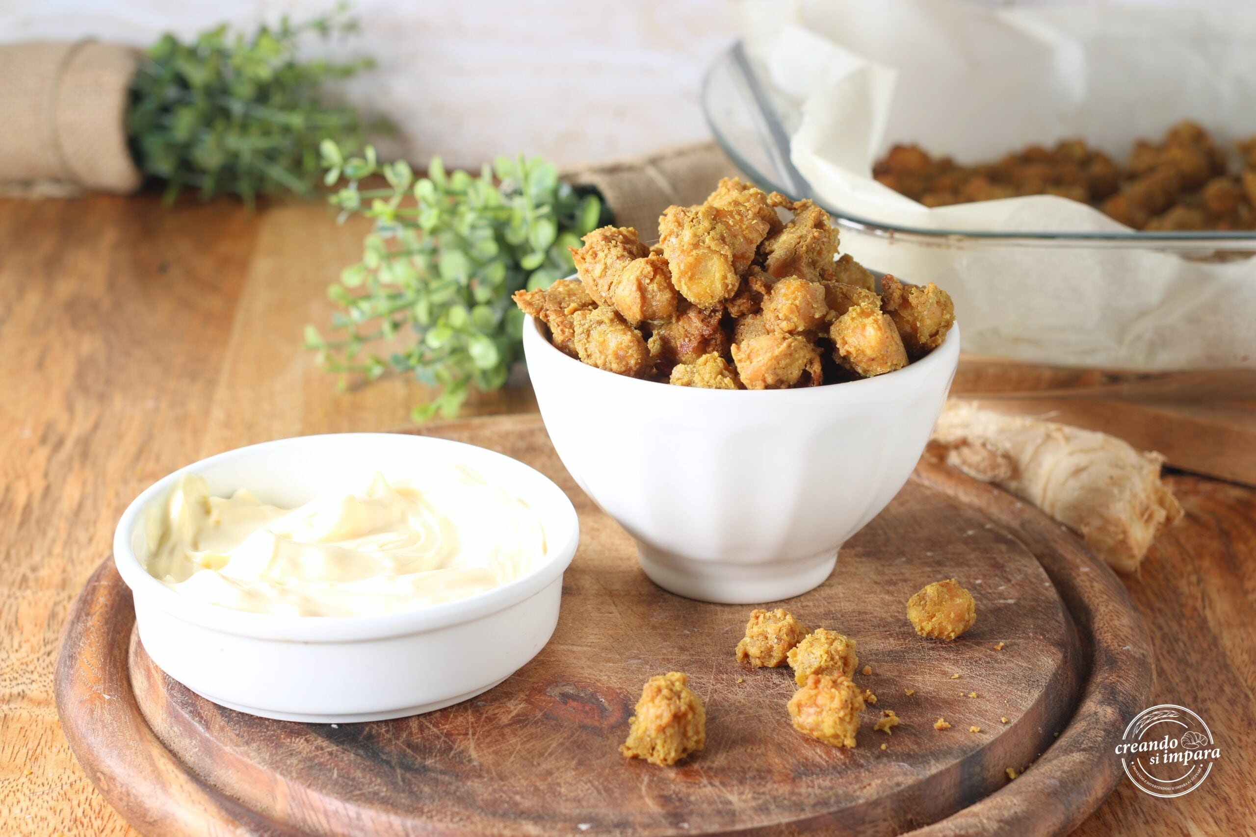 Pois chiches croustillants au four