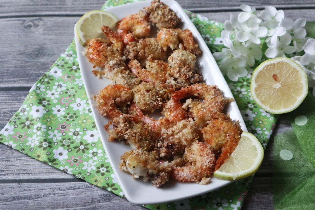 seiches et crevettes gratinées