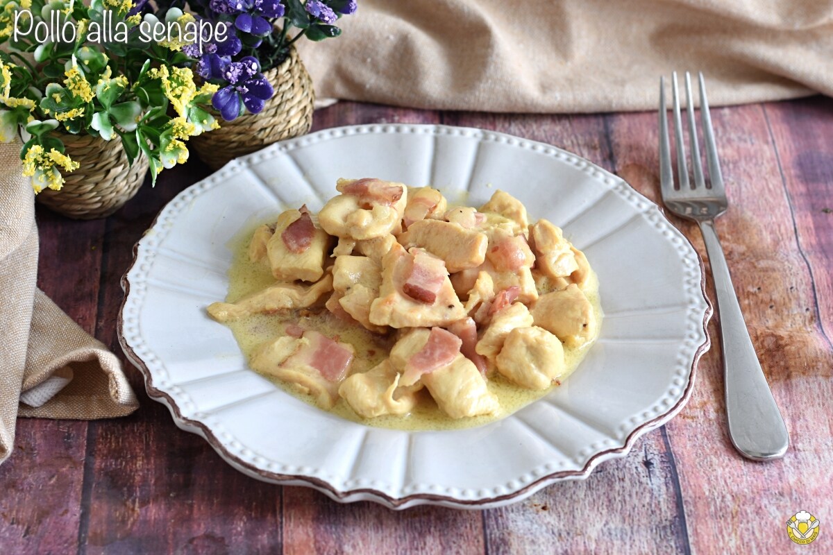 Poitrine de poulet à la moutarde