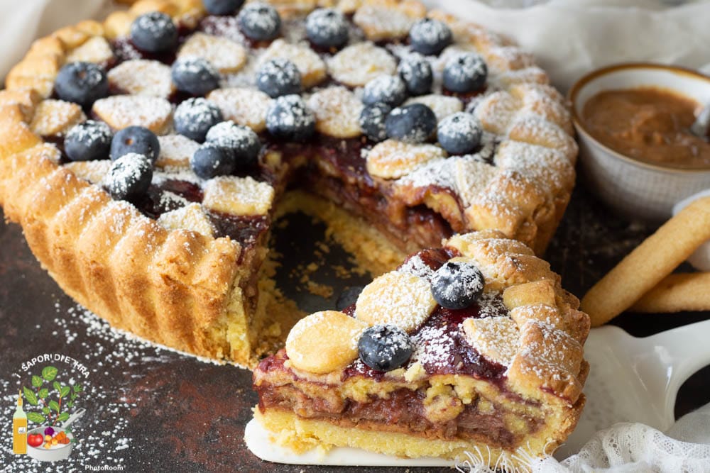 Tarte deux goûts avec pavesini à l’intérieur