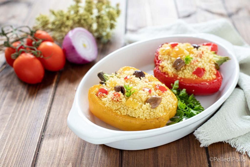 poivrons farcis au couscous